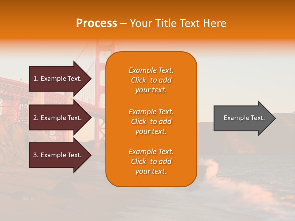 Golden Gate Sunset PowerPoint Template