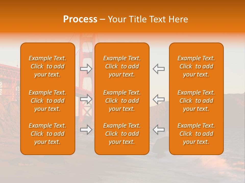 Golden Gate Sunset PowerPoint Template
