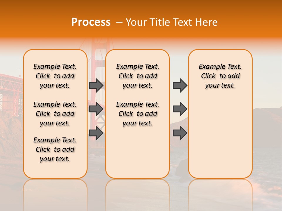 Golden Gate Sunset PowerPoint Template