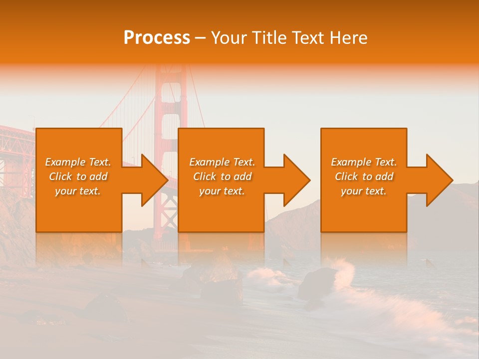 Golden Gate Sunset PowerPoint Template