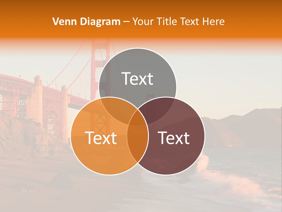 Golden Gate Sunset PowerPoint Template