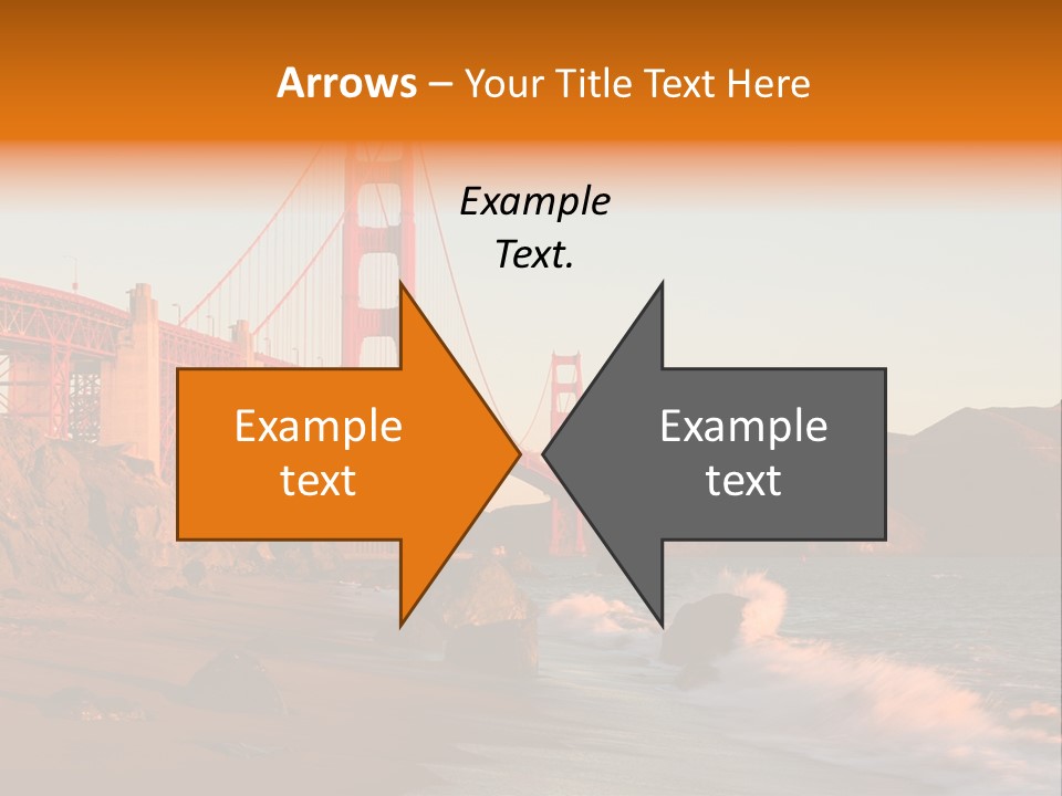 Golden Gate Sunset PowerPoint Template