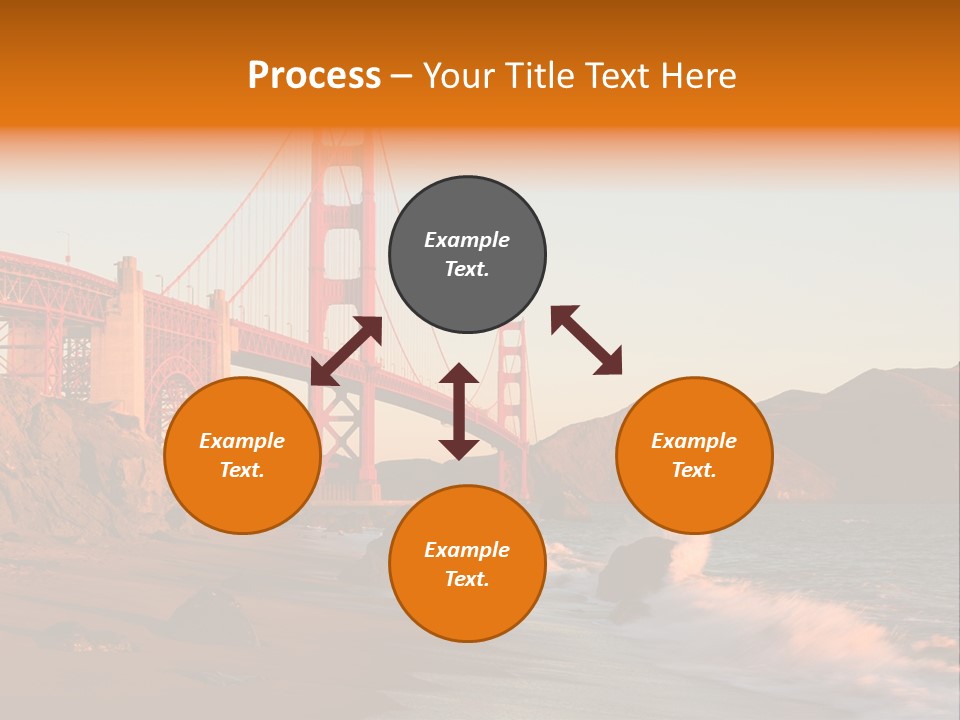 Golden Gate Sunset PowerPoint Template