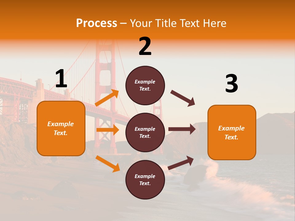 Golden Gate Sunset PowerPoint Template