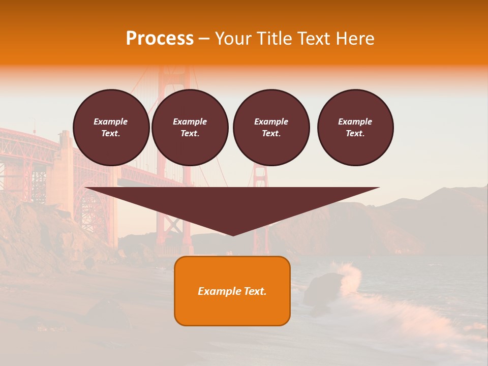 Golden Gate Sunset PowerPoint Template