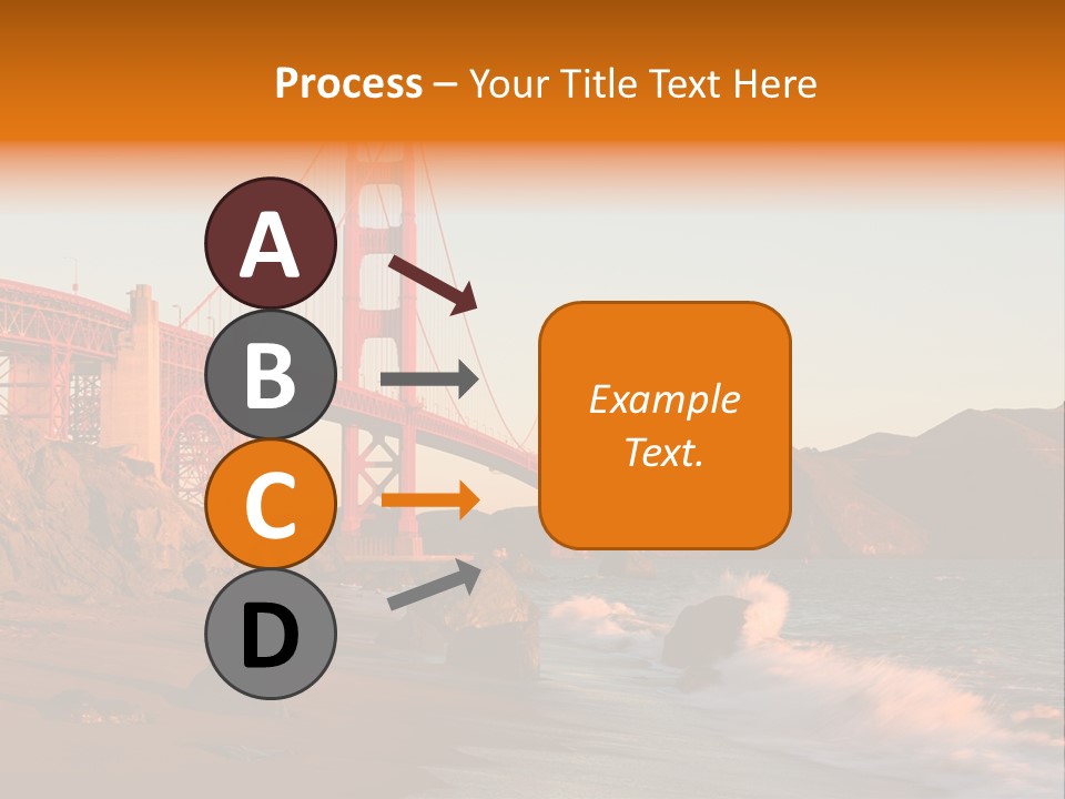 Golden Gate Sunset PowerPoint Template