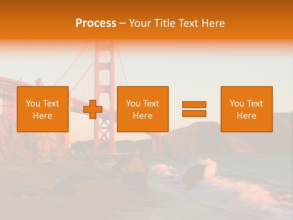 Golden Gate Sunset PowerPoint Template