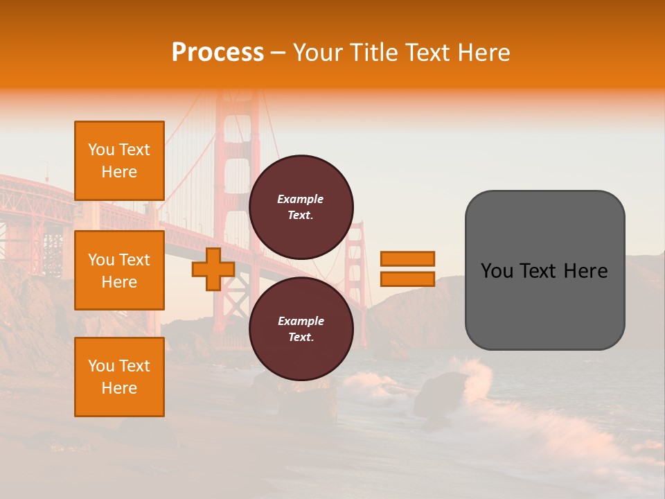 Golden Gate Sunset PowerPoint Template