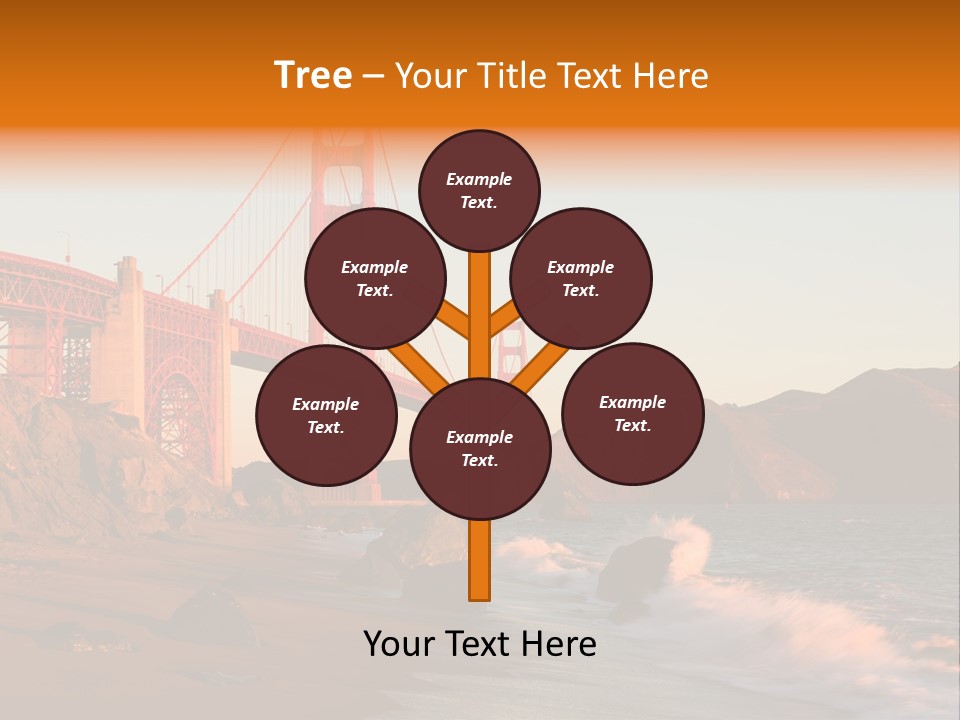 Golden Gate Sunset PowerPoint Template
