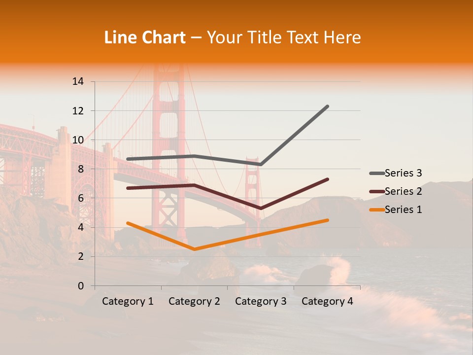 Golden Gate Sunset PowerPoint Template