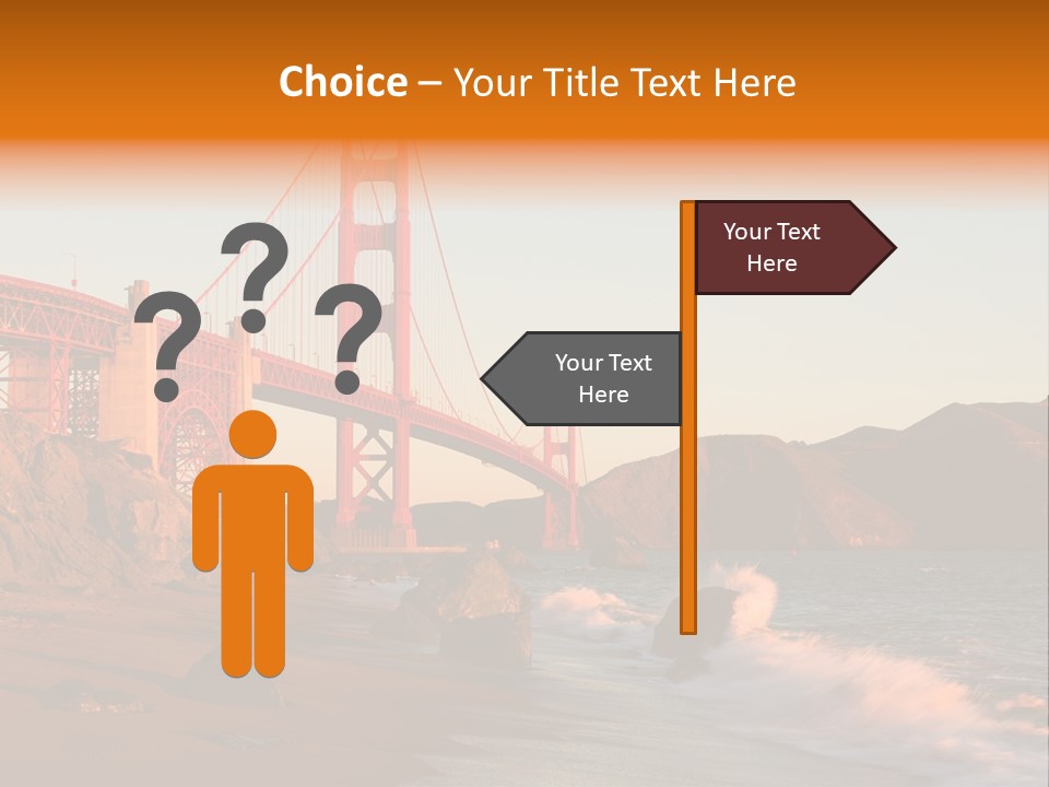 Golden Gate Sunset PowerPoint Template