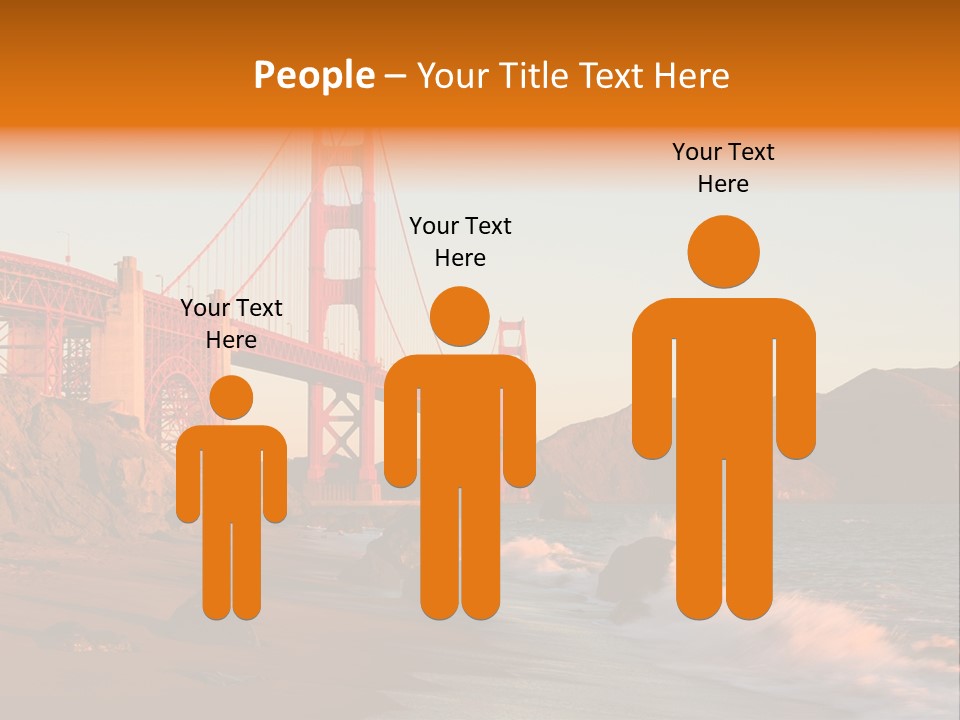 Golden Gate Sunset PowerPoint Template