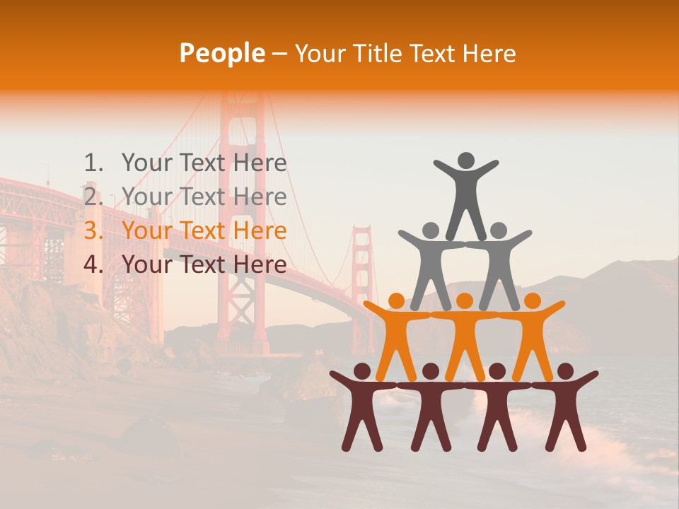 Golden Gate Sunset PowerPoint Template