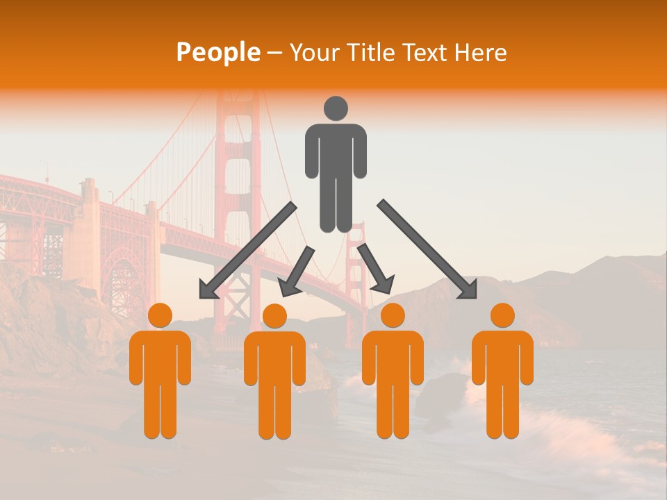 Golden Gate Sunset PowerPoint Template