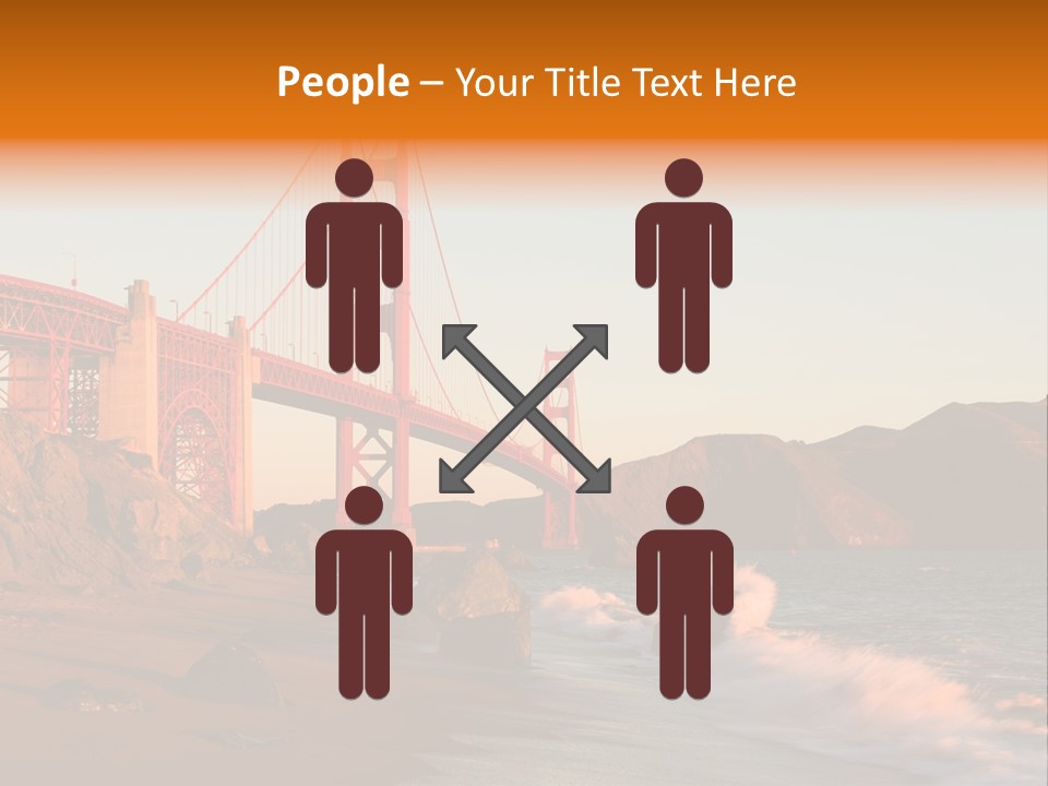 Golden Gate Sunset PowerPoint Template