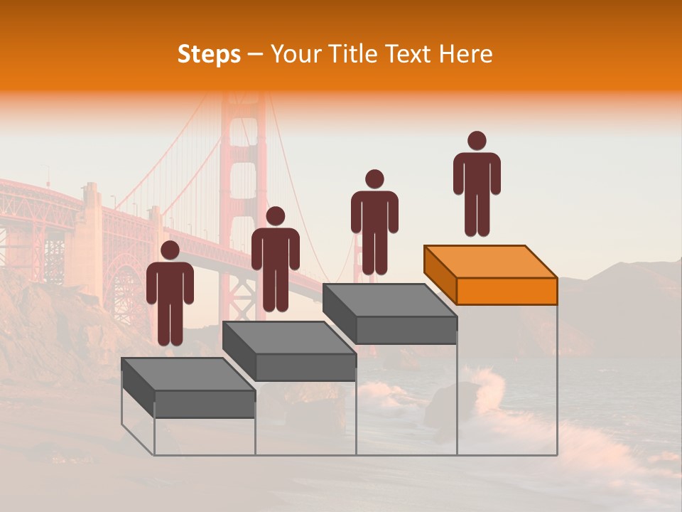 Golden Gate Sunset PowerPoint Template