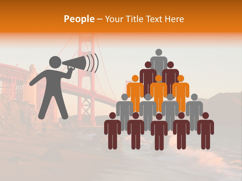 Golden Gate Sunset PowerPoint Template