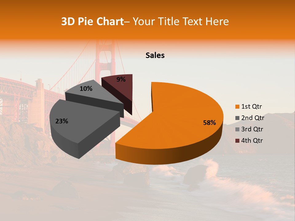 Golden Gate Sunset PowerPoint Template