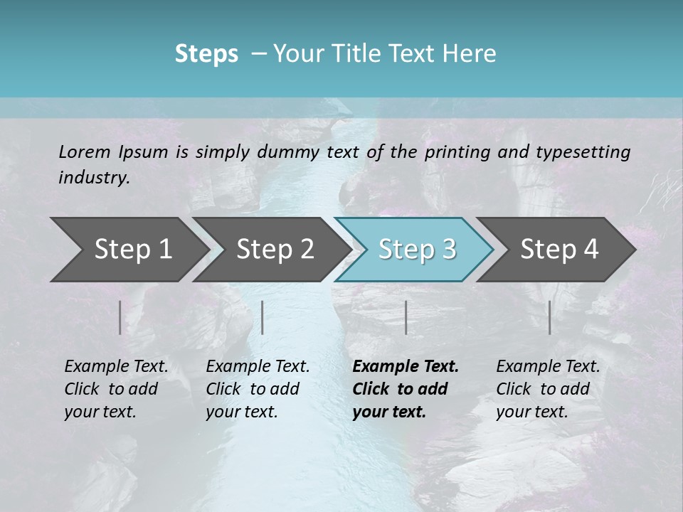 Natural Spring Imagine PowerPoint Template