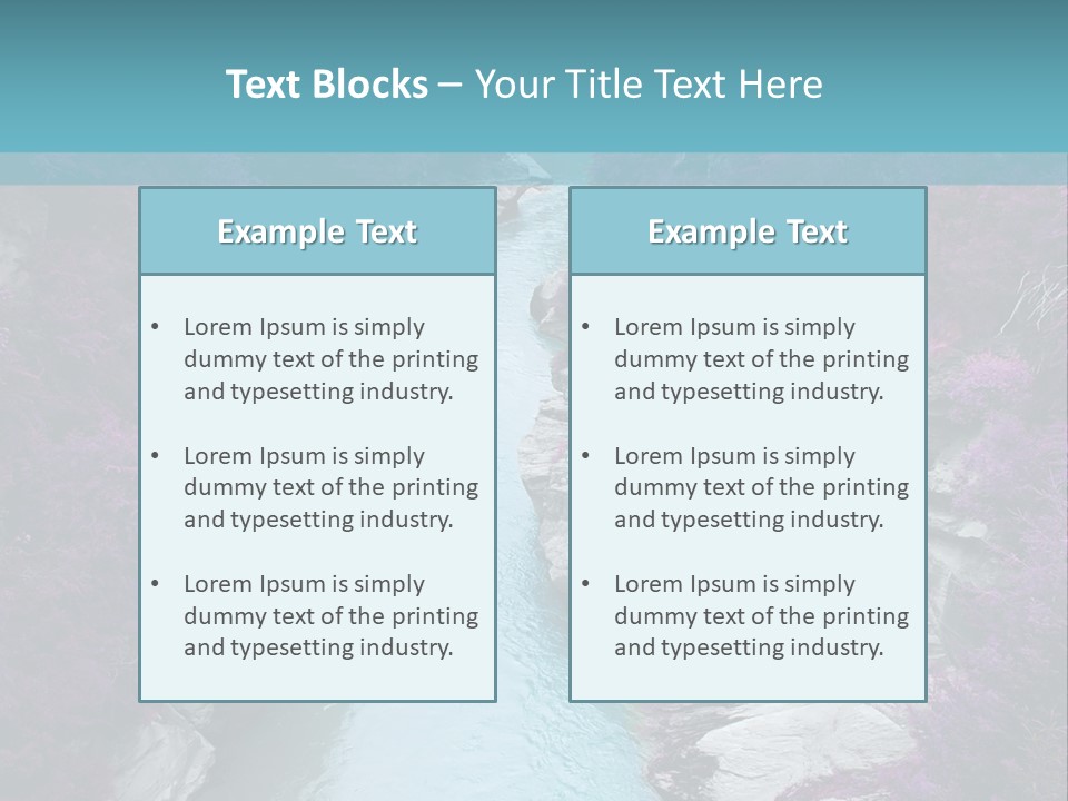 Natural Spring Imagine PowerPoint Template