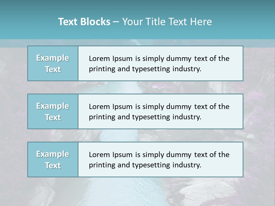 Natural Spring Imagine PowerPoint Template