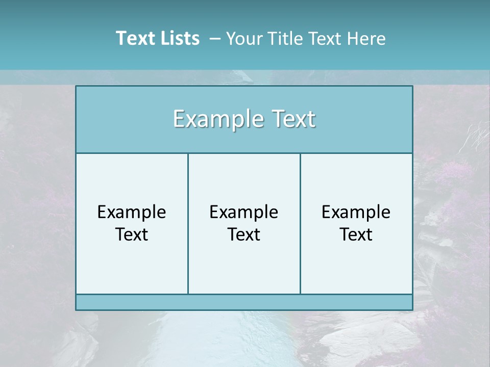 Natural Spring Imagine PowerPoint Template