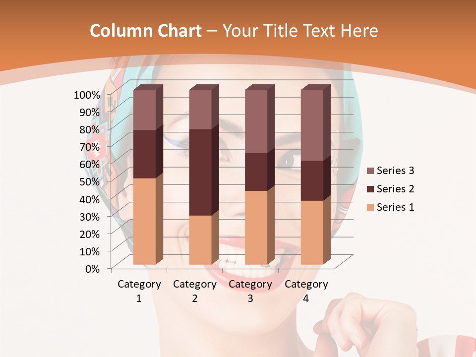 Red Cute Exhilaration PowerPoint Template