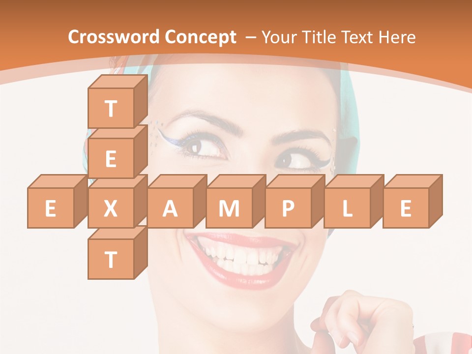 Red Cute Exhilaration PowerPoint Template