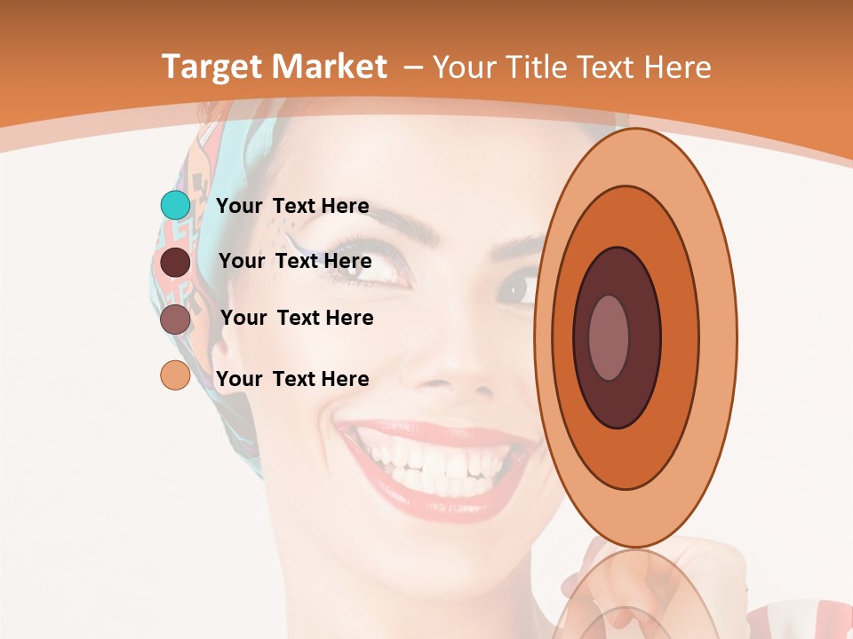 Red Cute Exhilaration PowerPoint Template