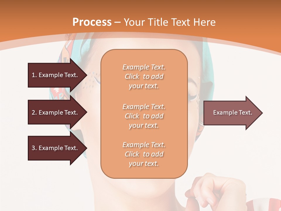 Red Cute Exhilaration PowerPoint Template