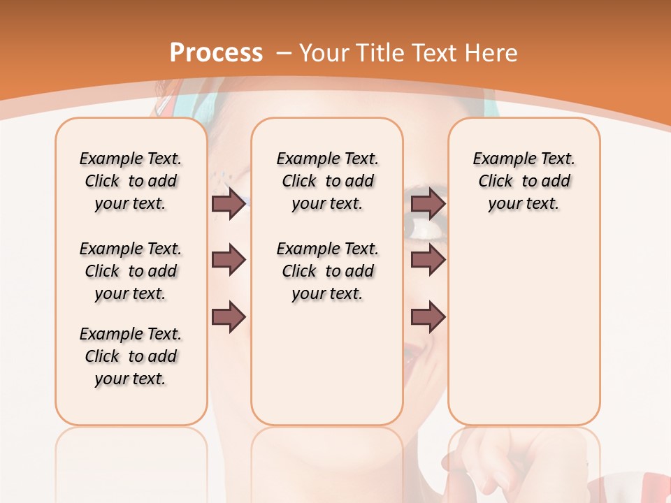 Red Cute Exhilaration PowerPoint Template