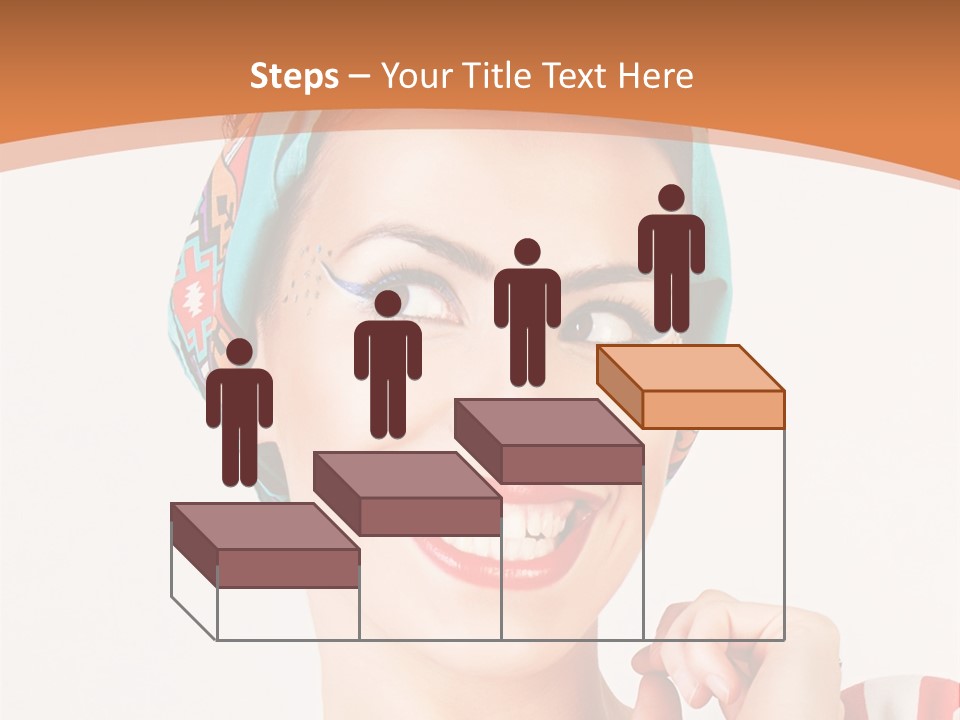 Red Cute Exhilaration PowerPoint Template