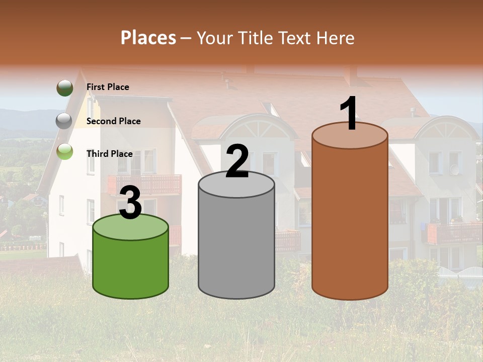 Portrait Mustache Boy PowerPoint Template