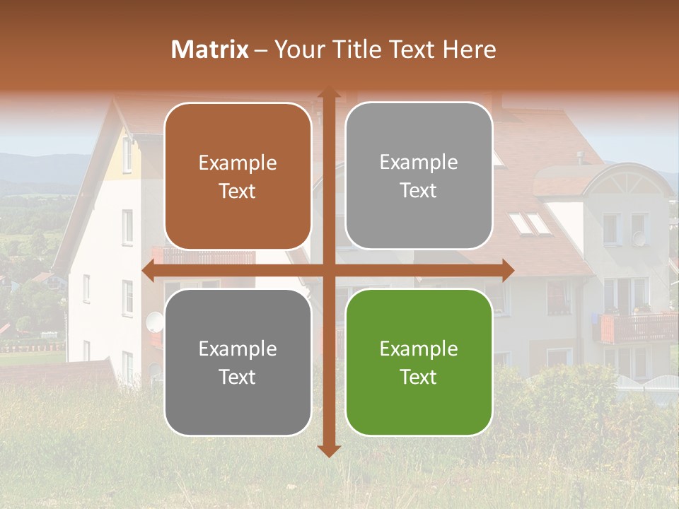 Portrait Mustache Boy PowerPoint Template