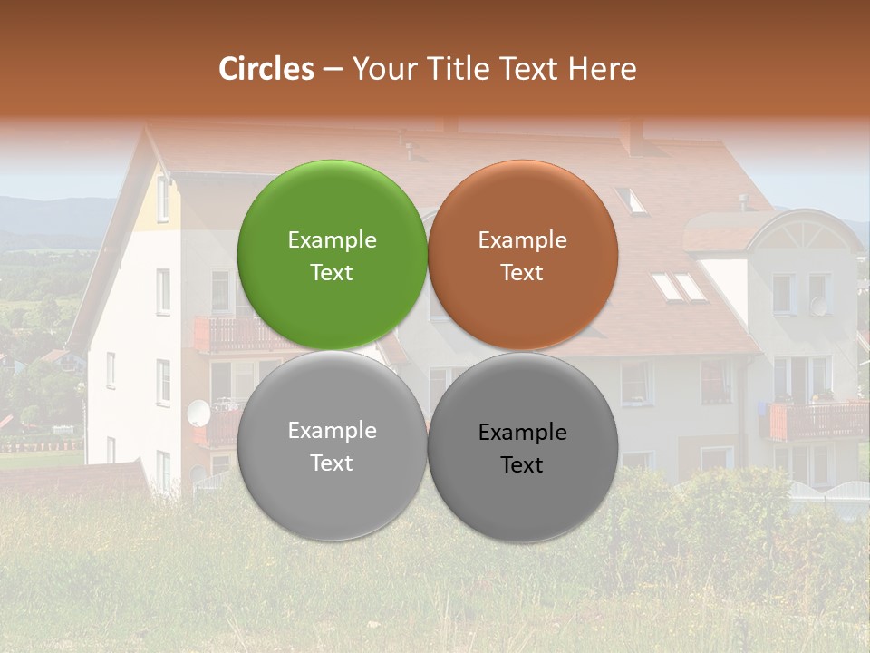 Portrait Mustache Boy PowerPoint Template