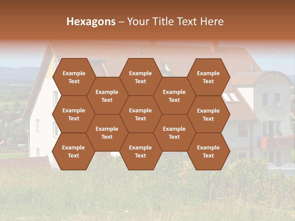 Portrait Mustache Boy PowerPoint Template