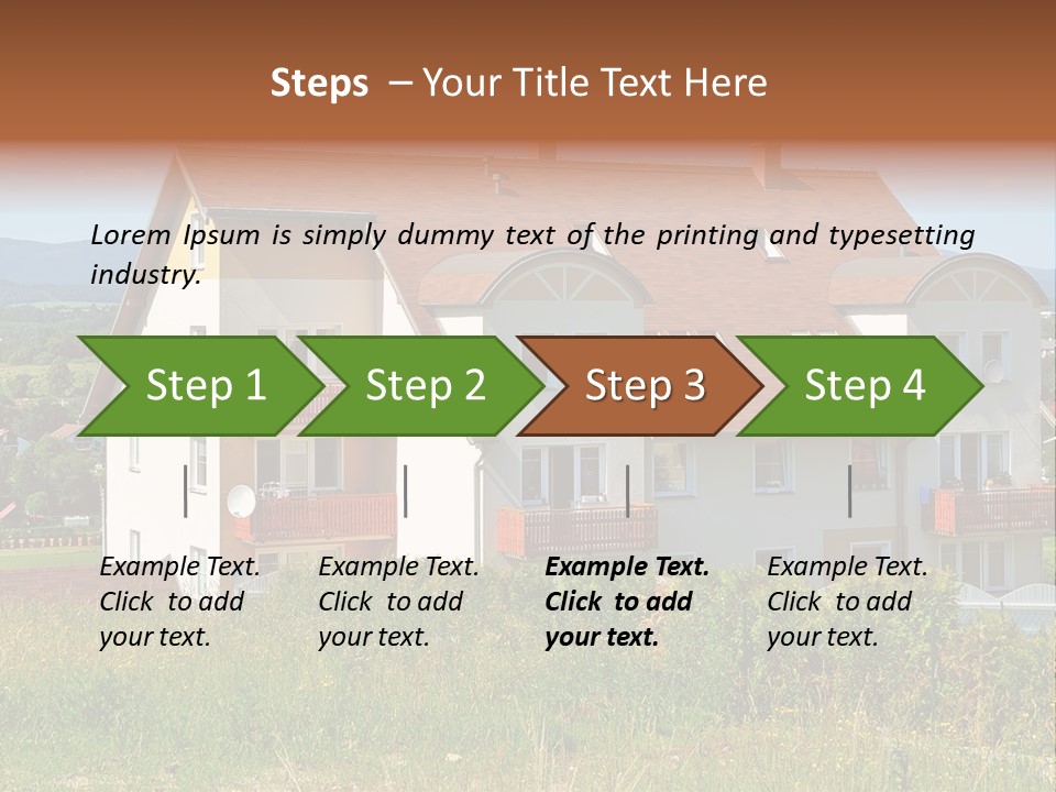 Portrait Mustache Boy PowerPoint Template