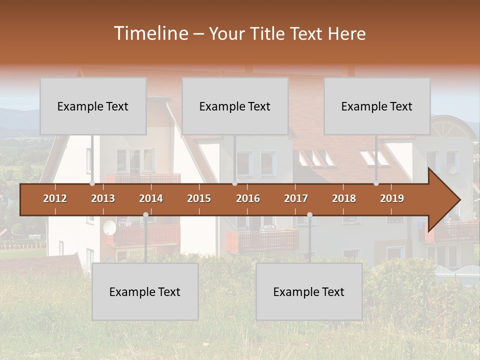 Portrait Mustache Boy PowerPoint Template