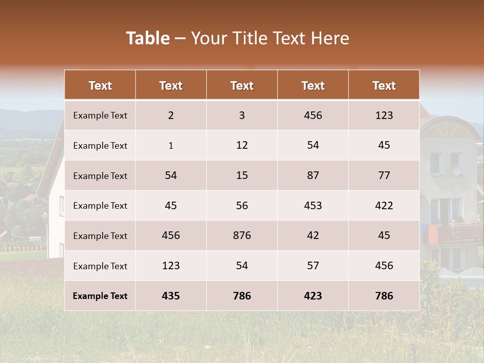 Portrait Mustache Boy PowerPoint Template