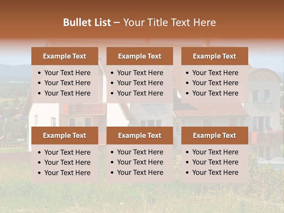 Portrait Mustache Boy PowerPoint Template