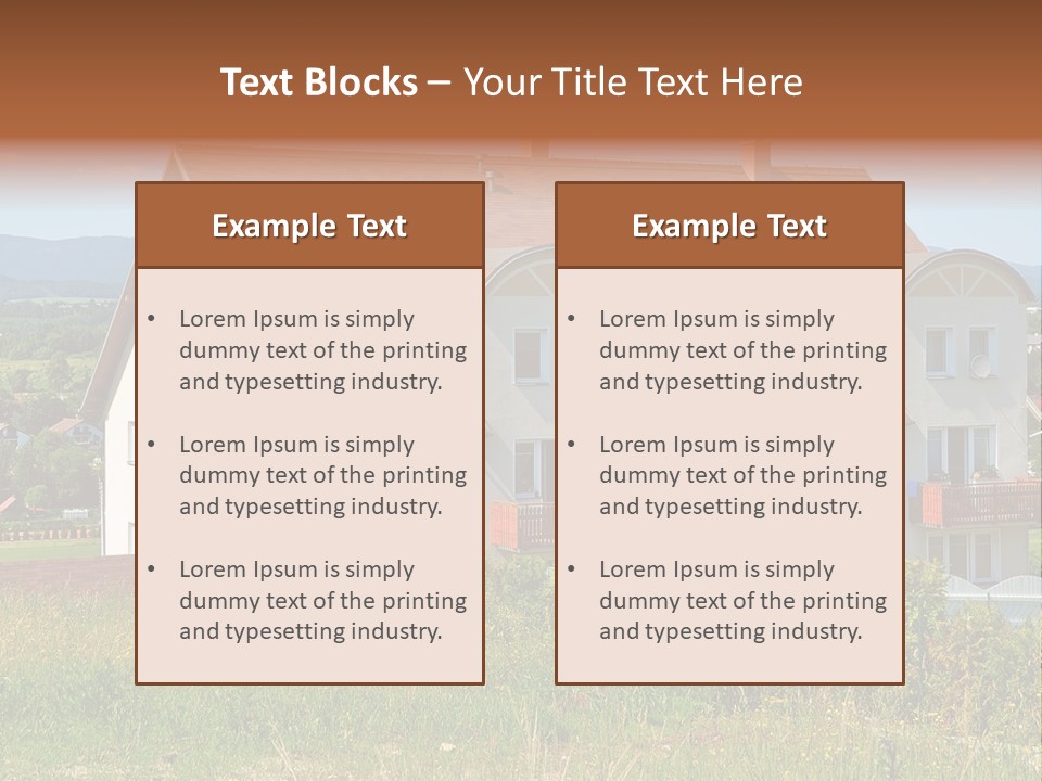 Portrait Mustache Boy PowerPoint Template