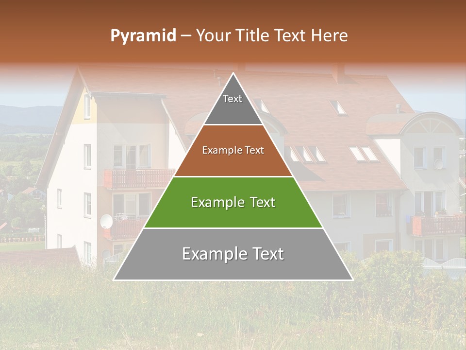 Portrait Mustache Boy PowerPoint Template