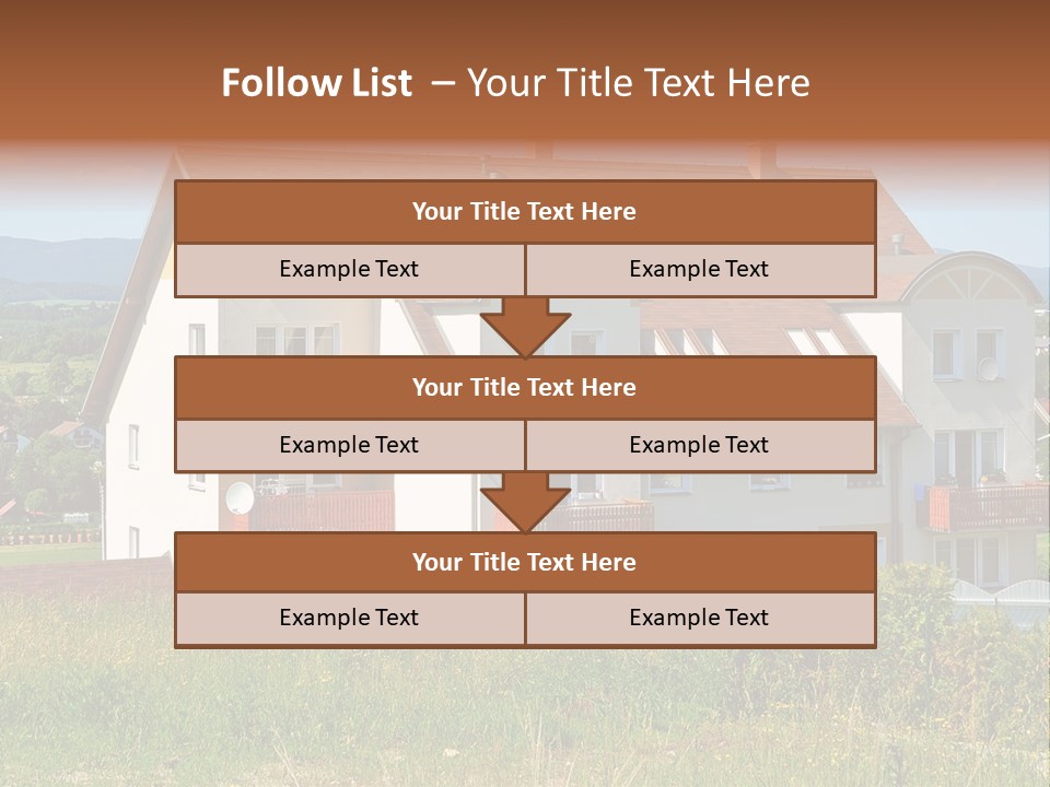 Portrait Mustache Boy PowerPoint Template