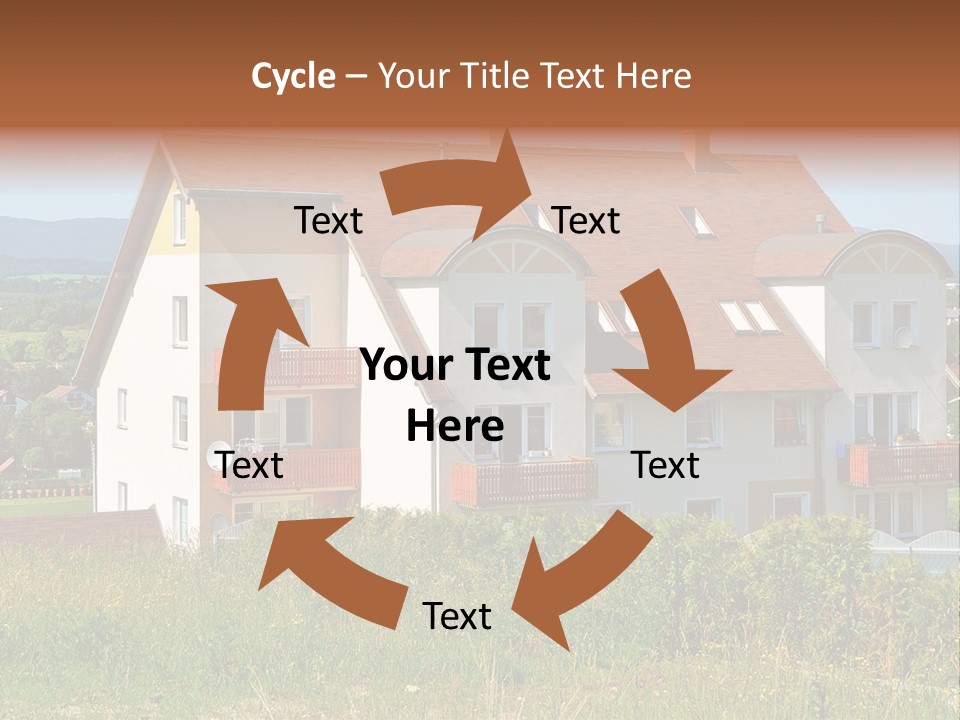 Portrait Mustache Boy PowerPoint Template