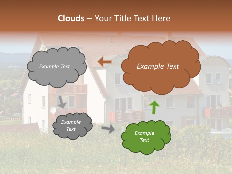 Portrait Mustache Boy PowerPoint Template