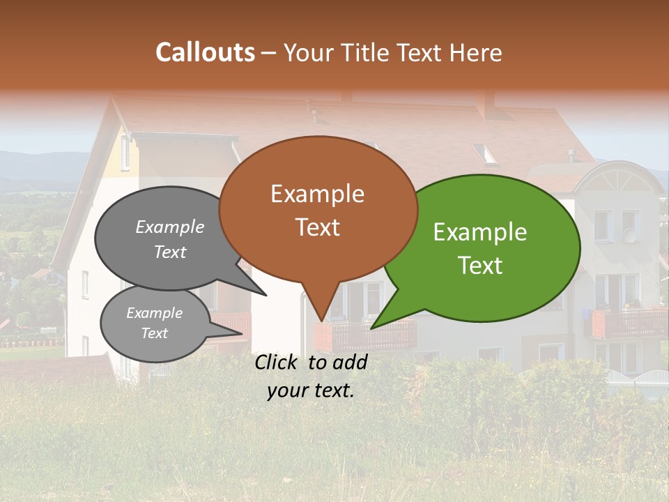 Portrait Mustache Boy PowerPoint Template