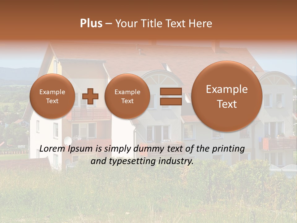 Portrait Mustache Boy PowerPoint Template