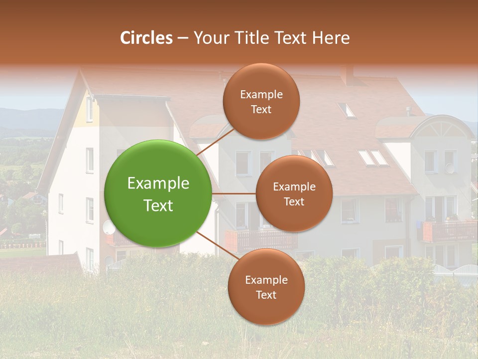 Portrait Mustache Boy PowerPoint Template