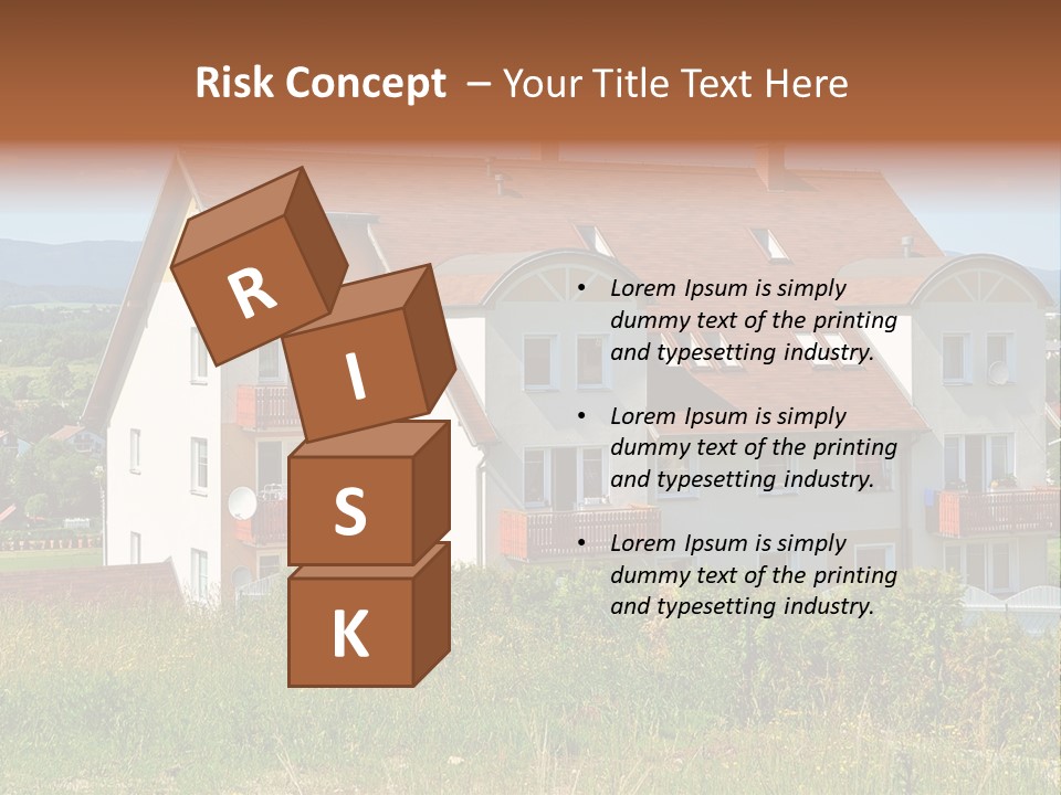 Portrait Mustache Boy PowerPoint Template