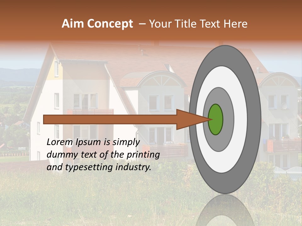 Portrait Mustache Boy PowerPoint Template